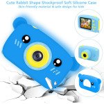 Wholesale Best Gift Kids Children HD 1080P Digital Camera with Video Recorder Camcorder and Games Toys for Children Kid Party Outdoor and Indoor Play (Blue Bear)